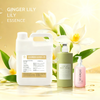 Bottle of premium white ginger lily fragrance oil for handmade soap and luxury candle making.