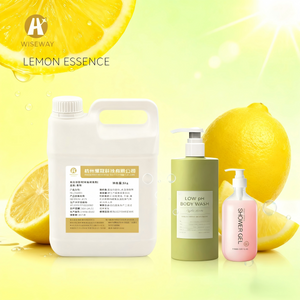  Fresh lemon fragrance oil bottle for citrus-scented cosmetics and cleaning products
