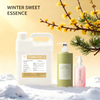 Bottle of premium wintersweet fragrance oil for handmade soap and luxury candle making.