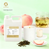 Bottle of premium white peach oolong fragrance oil for handmade candle and soap making.