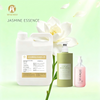 Pure jasmine fragrance oil bottle for luxury floral cosmetic and soap formulations