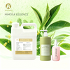 Bottle of premium golden mimosa fragrance oil for handmade soap and luxury candle making