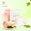 Bottle of premium white peach oolong fragrance oil for handmade candle and soap making.
